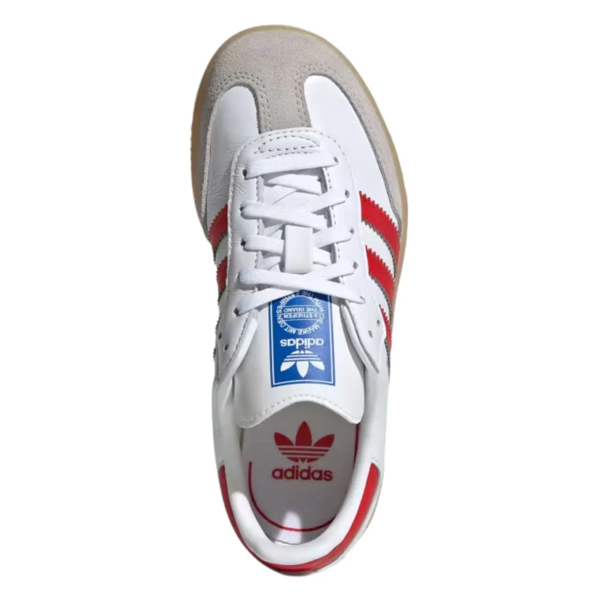 Adidas Kid's (Preschool) Samba OG Cloud White/Collegiate Red/Gum