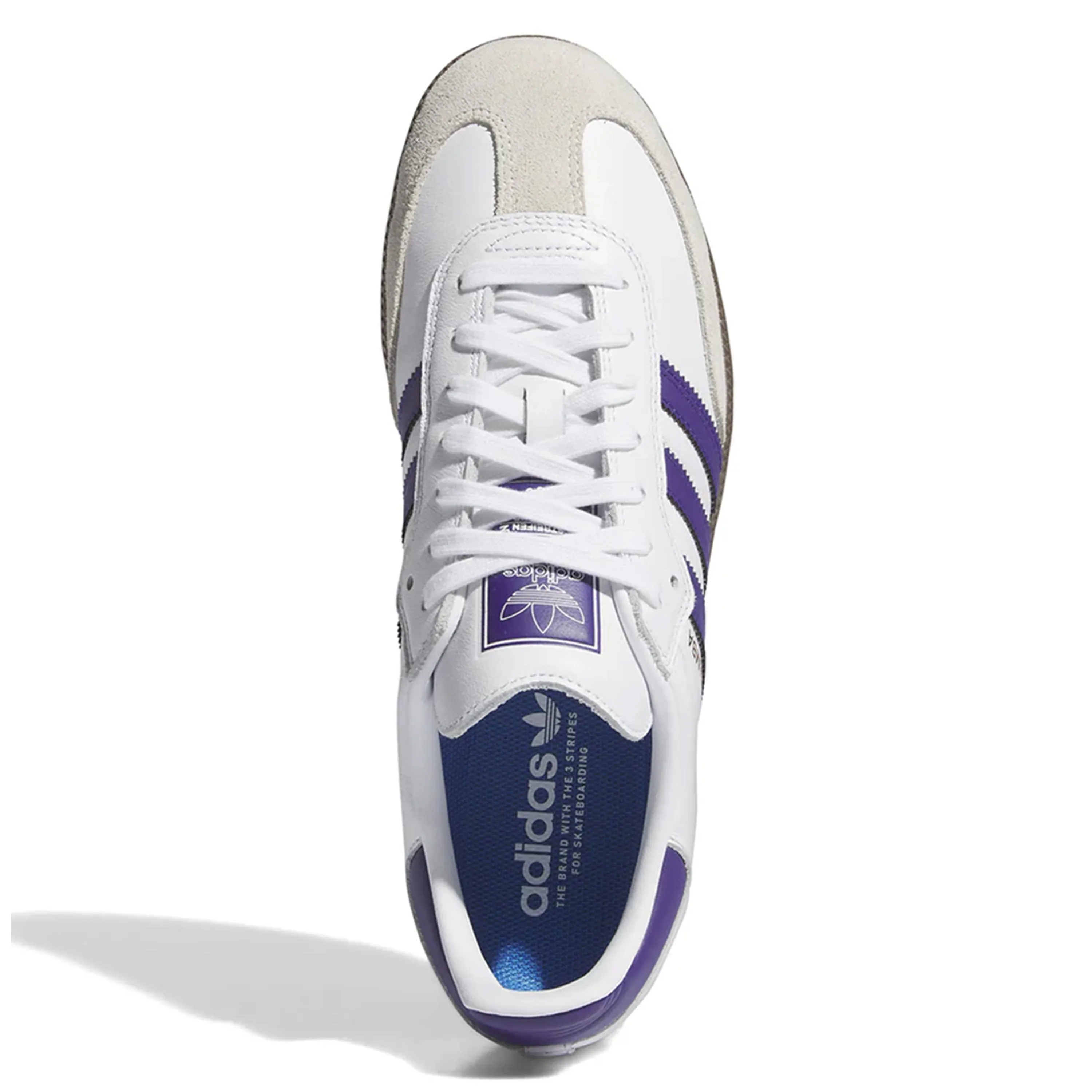 ADIDAS SAMBA ADV CLOUD WHITE  / COLLEGIATE PURPLE