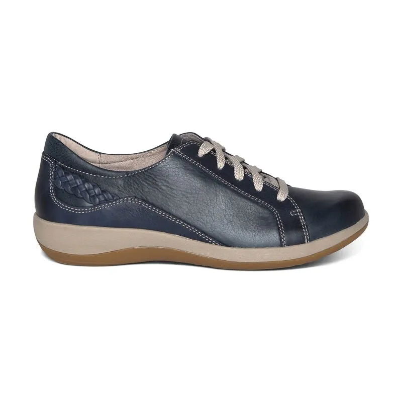 Aetrex Dana Lace Up Oxford Navy