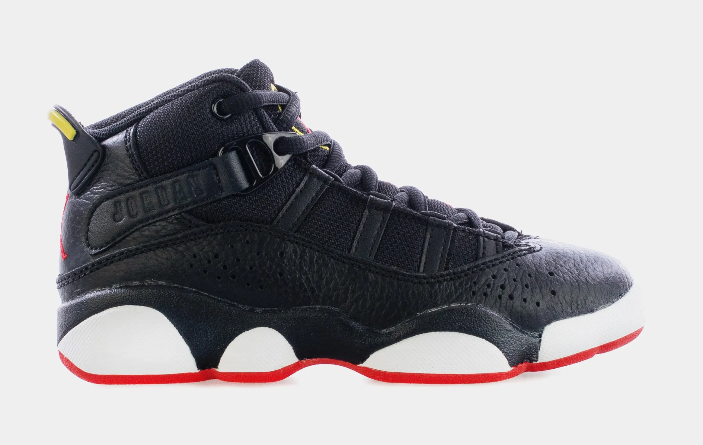 Air Jordan 6 Rings Preschool Lifestyle Shoes (Black)