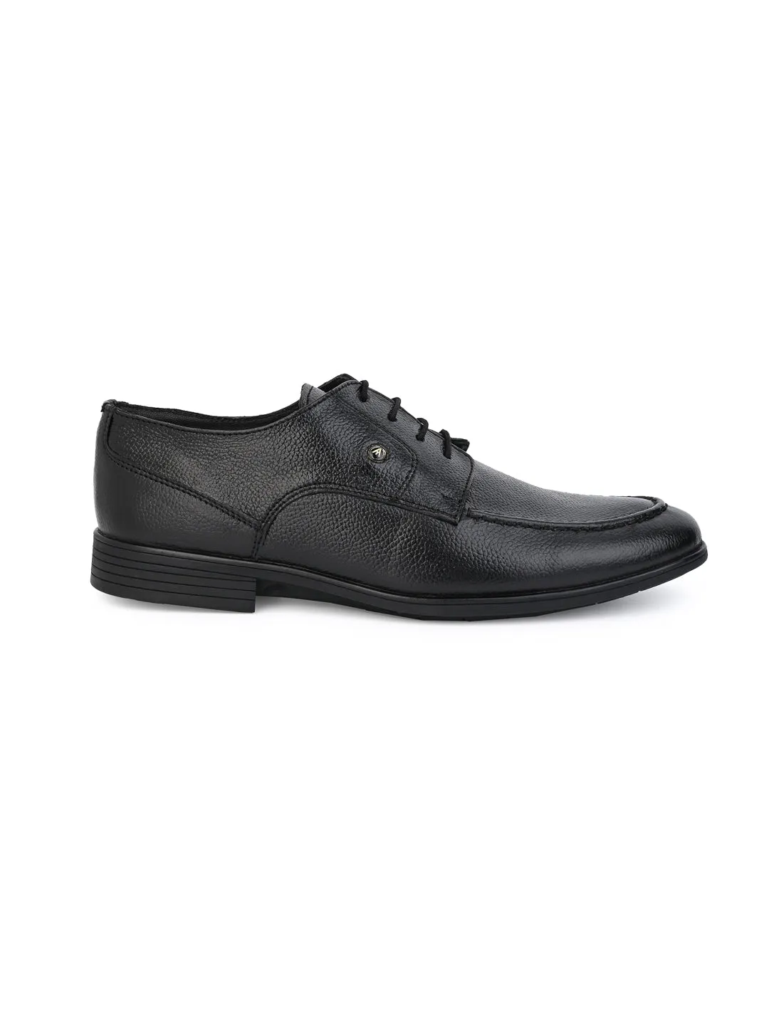 Alberto Torresi Genuine Leather Black Laceup Formal Shoes for Men