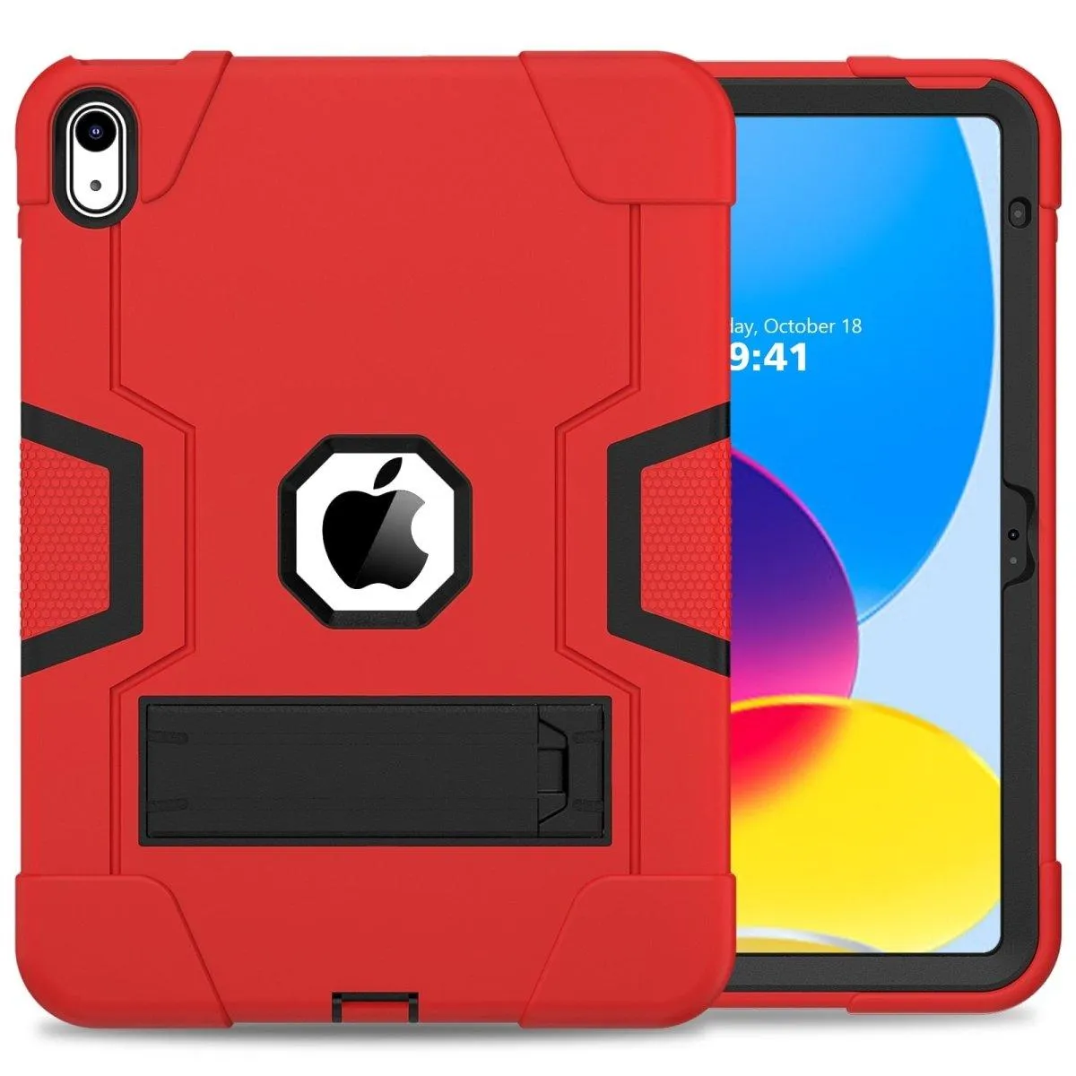 Aratri Heavy Duty Shockproof Protective Case with Built-in Kickstand For iPad Air