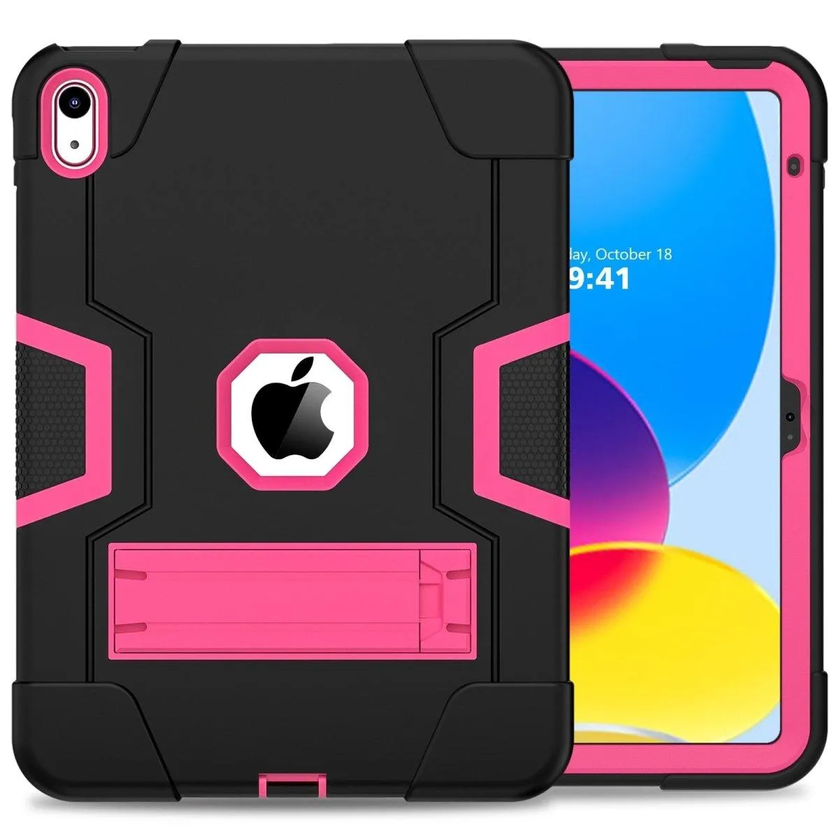 Aratri Heavy Duty Shockproof Protective Case with Built-in Kickstand For iPad Air