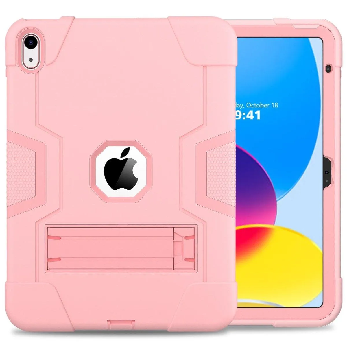 Aratri Heavy Duty Shockproof Protective Case with Built-in Kickstand For iPad Air