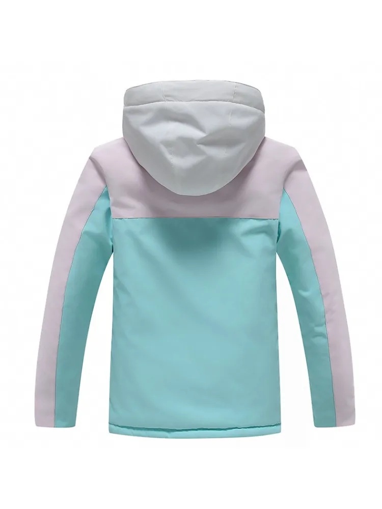 ARCTIC QUEEN Kids Bold Colorblock Ski Jacket