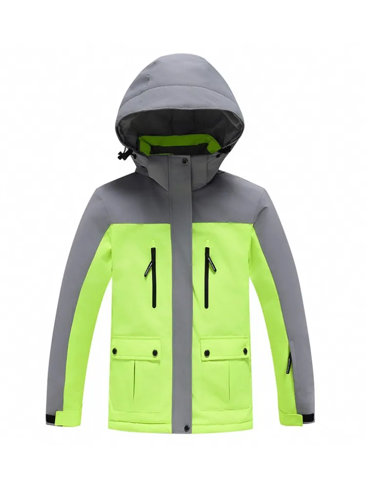 ARCTIC QUEEN Kids Bold Colorblock Ski Jacket