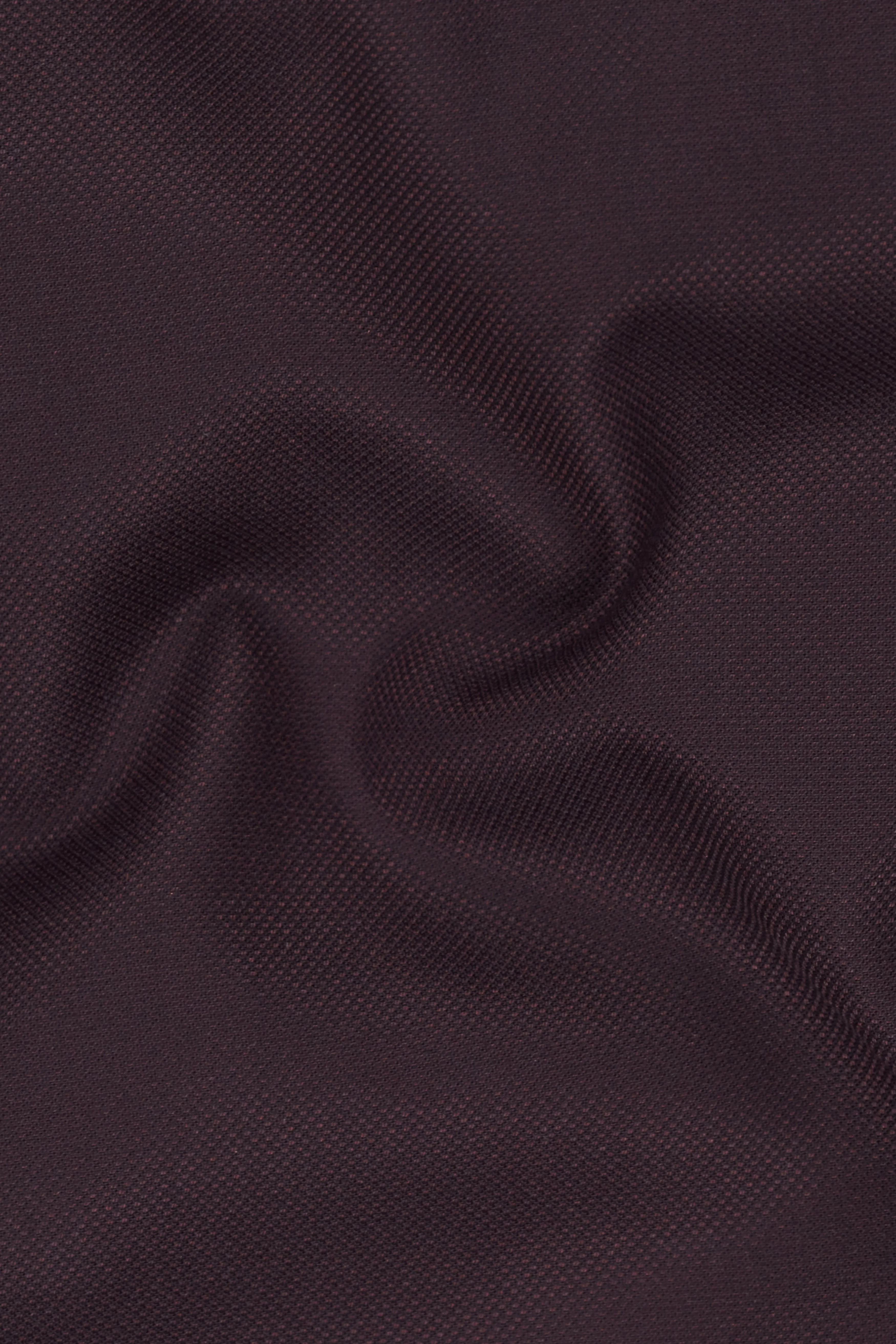 Aubergine Maroon Bandhgala Suit