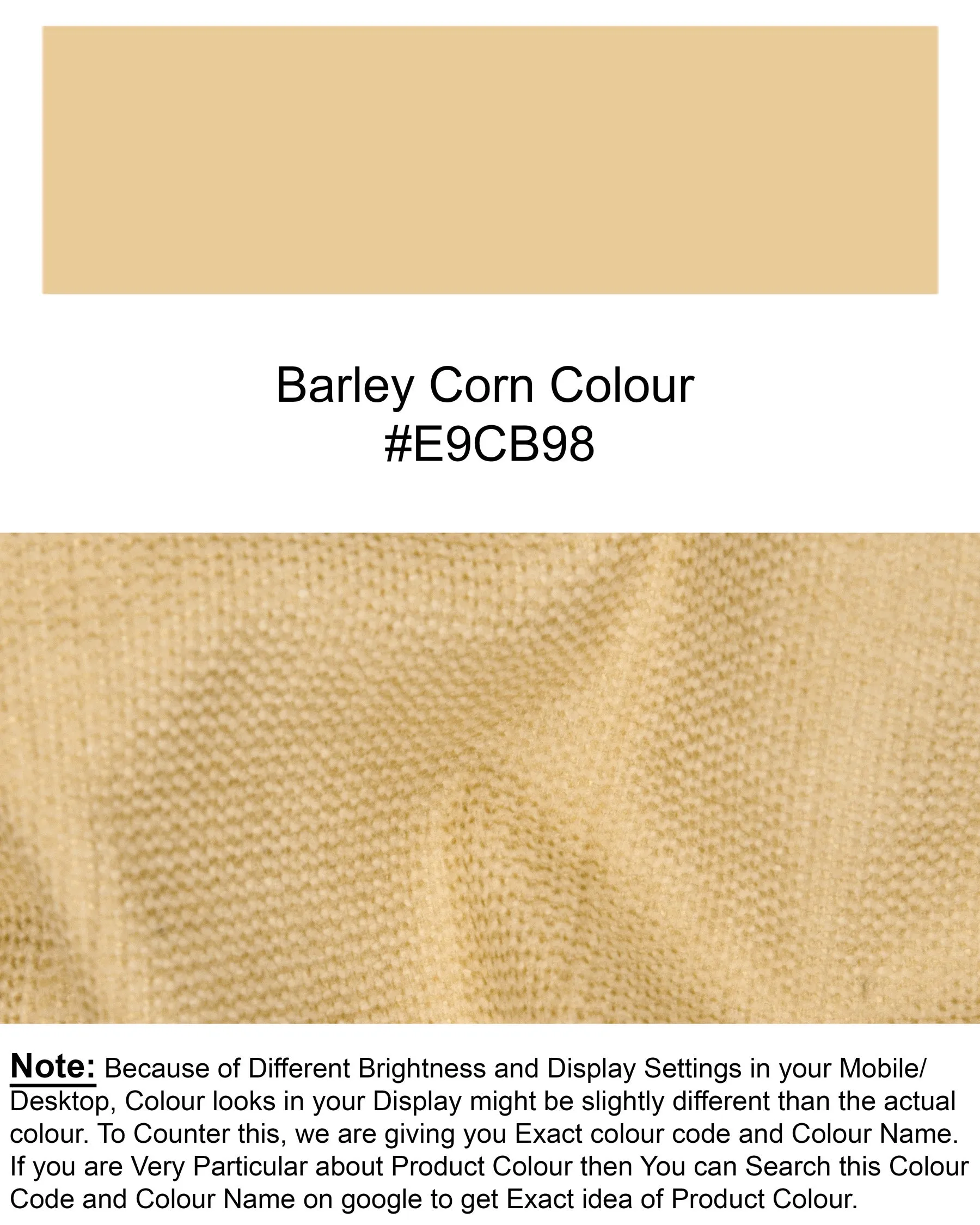 Barley Crown Corduroy Premium Cotton Pant