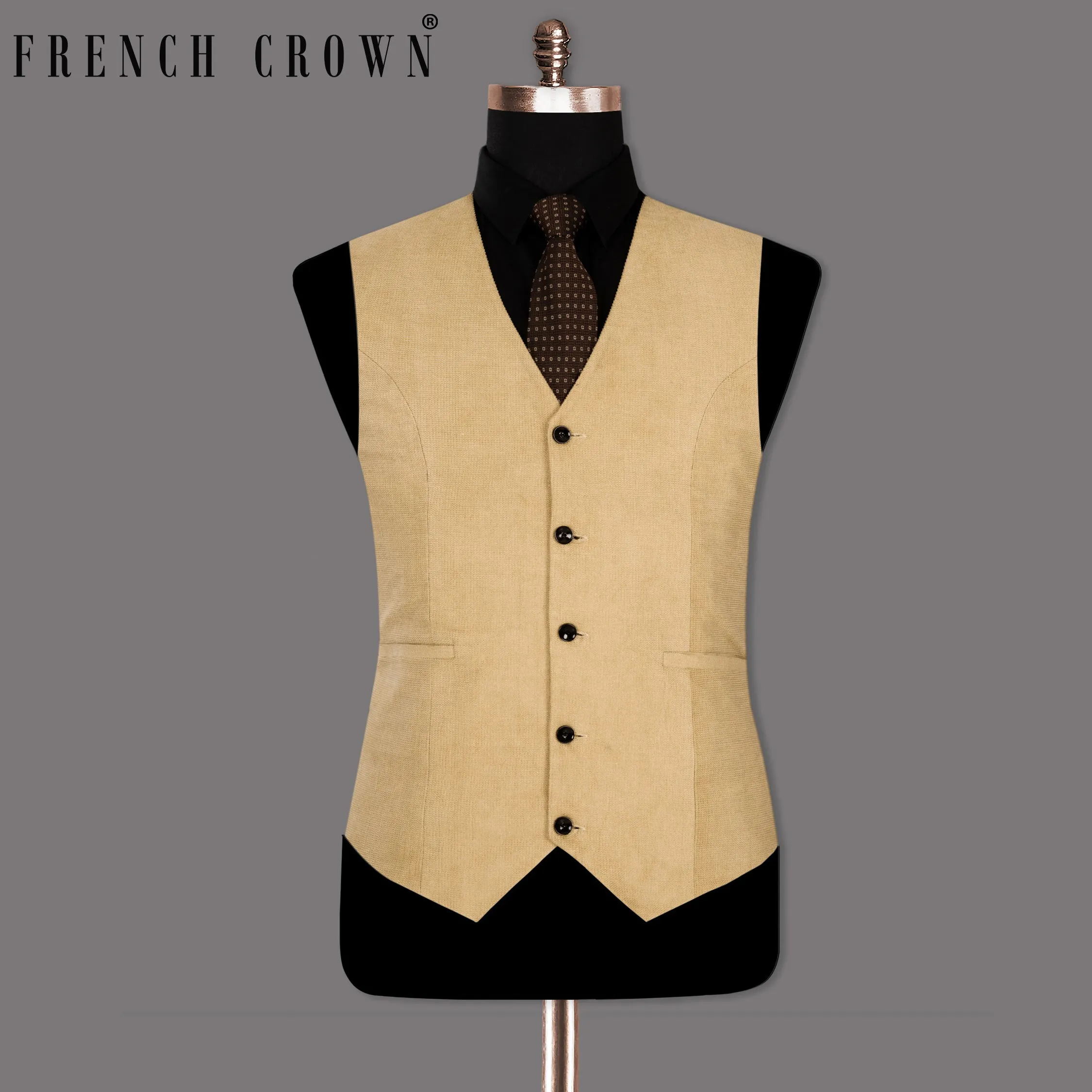 Barley Crown Corduroy Premium Cotton Waistcoat