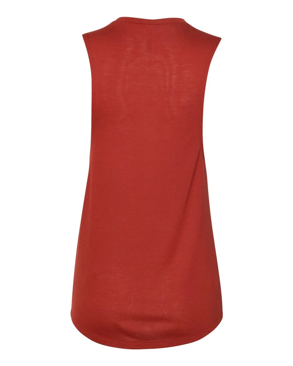 Bella   Canvas 8803 Women's Flowy Scoop Muscle Tank - Brick