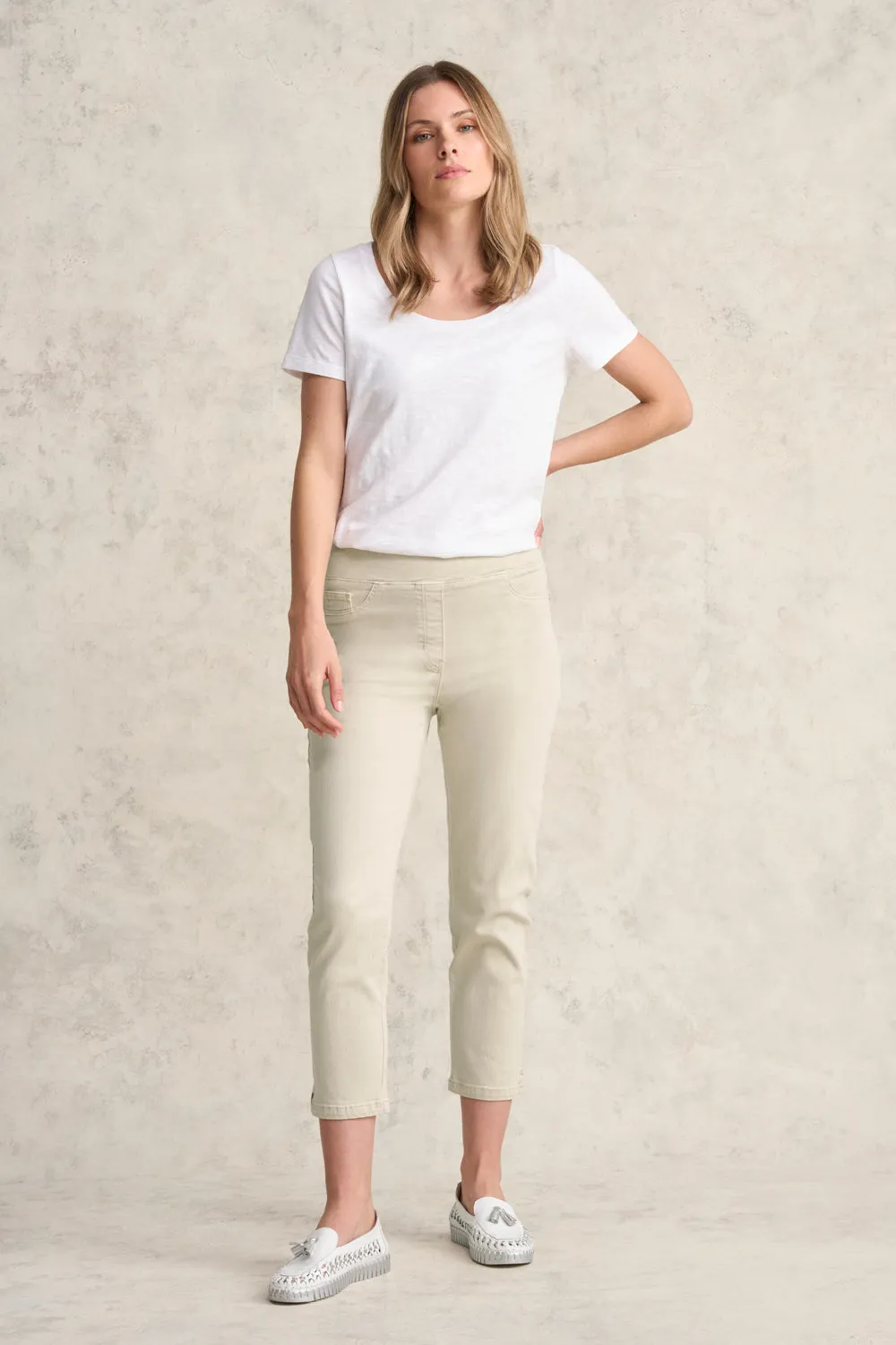 Bengajean® 3/4 Slim Leg - Taupe