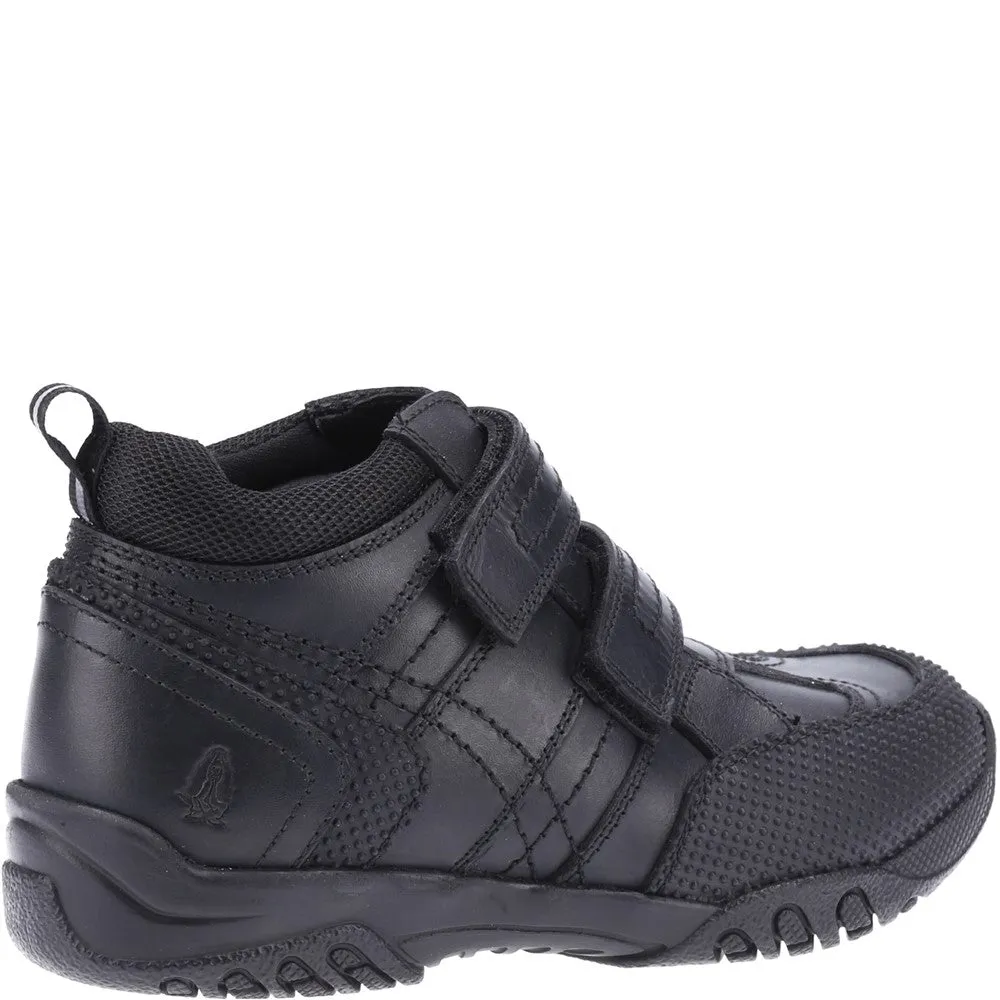 Black Jezza Junior School Boots