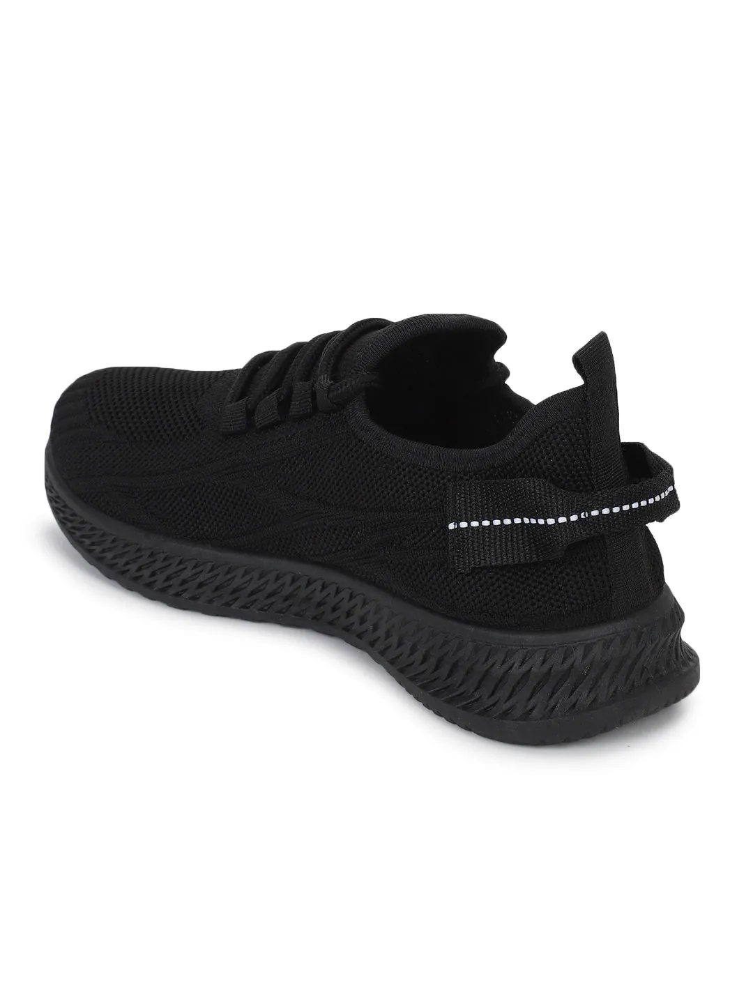 Black Mesh Slip-On Sneakers (TC-RS3436-BLK)