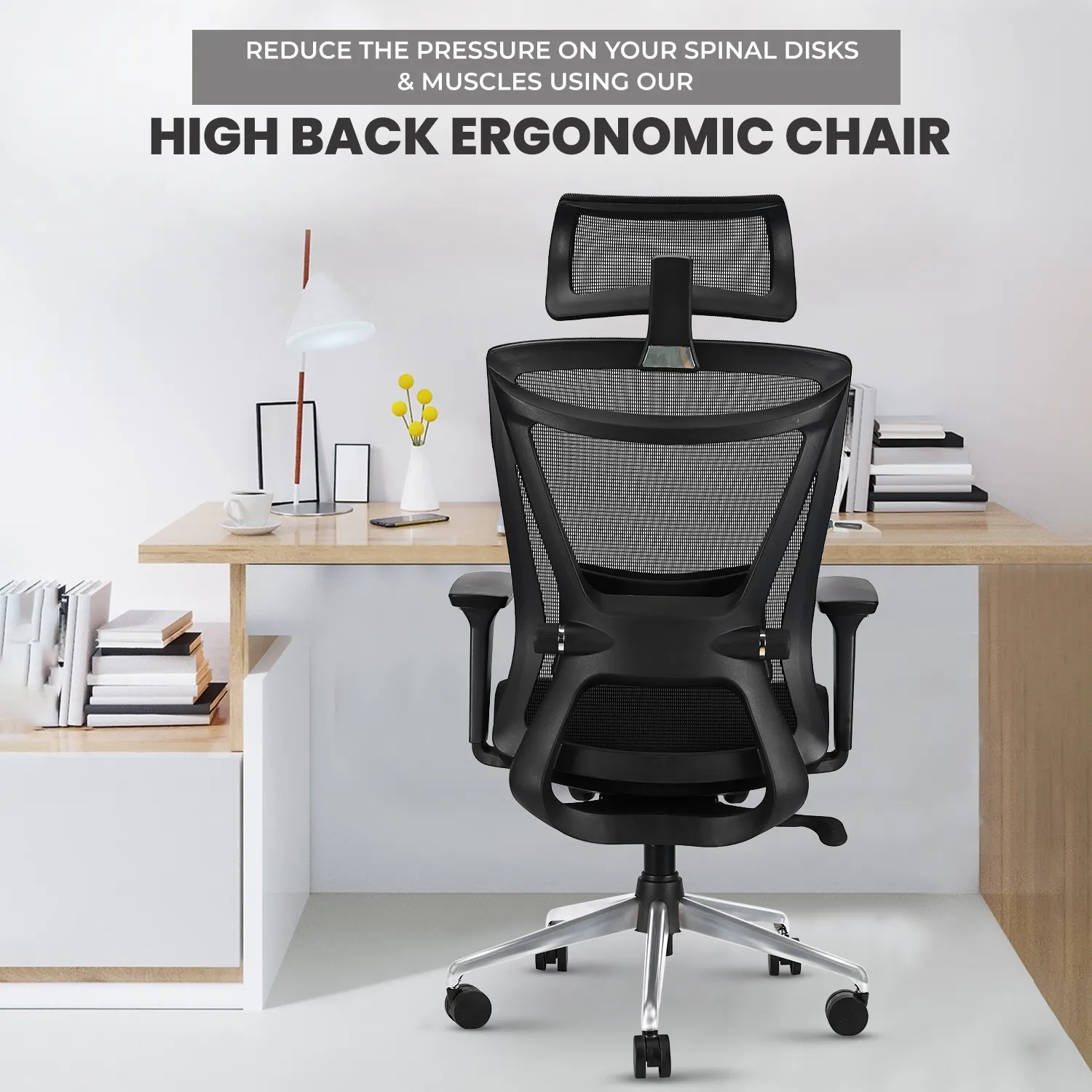 Black Zillion High Back Ergonomic Office