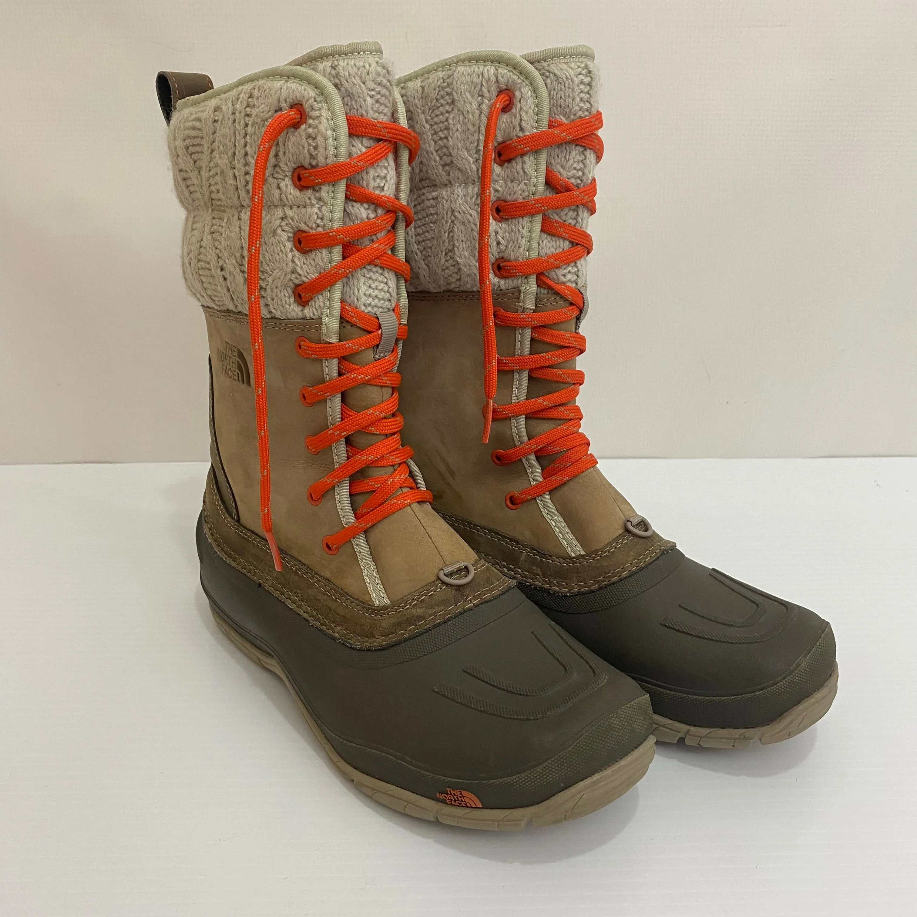 Boots Snow By The North Face In Brown, Size: 8