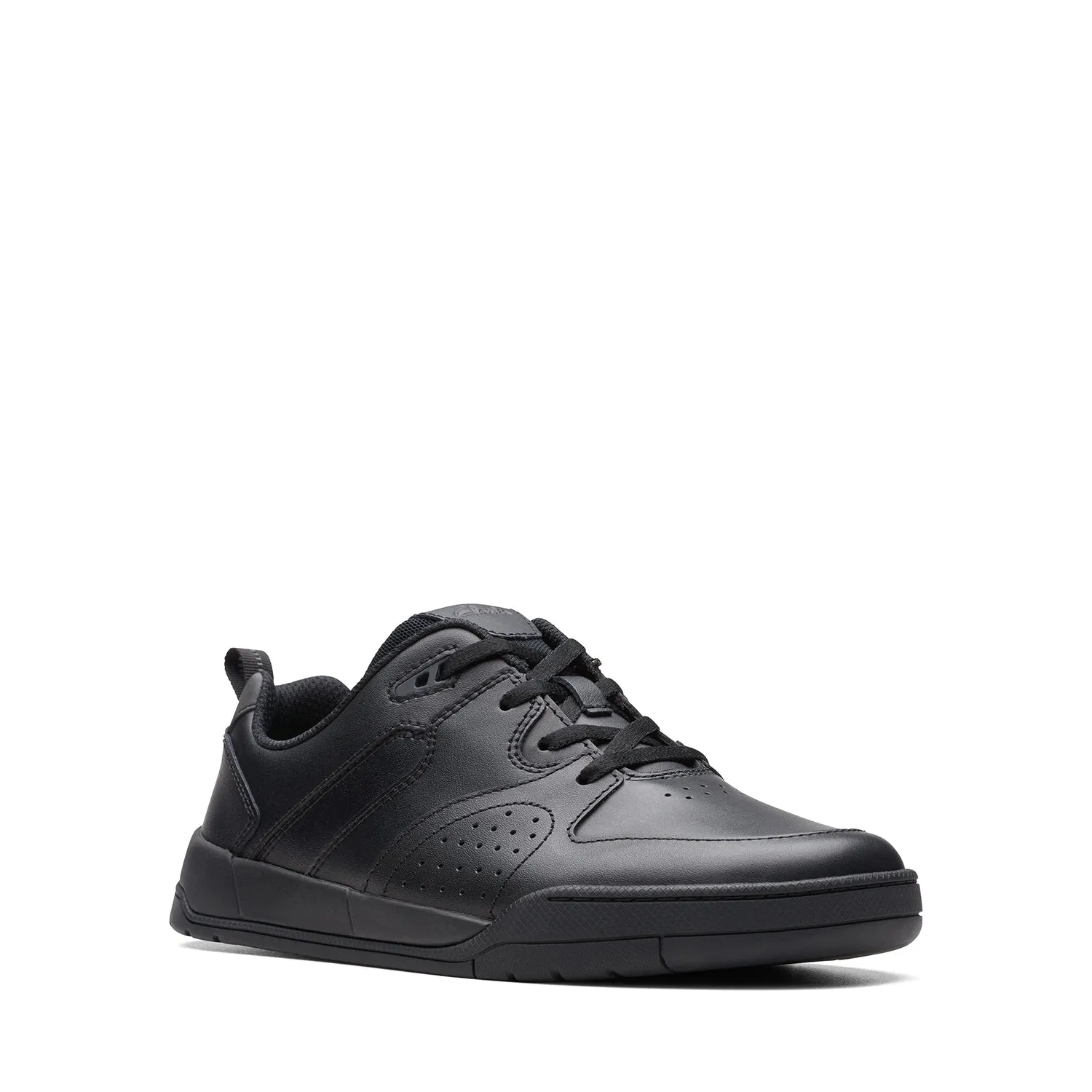 Boys - Kick Step Youth Black Leather