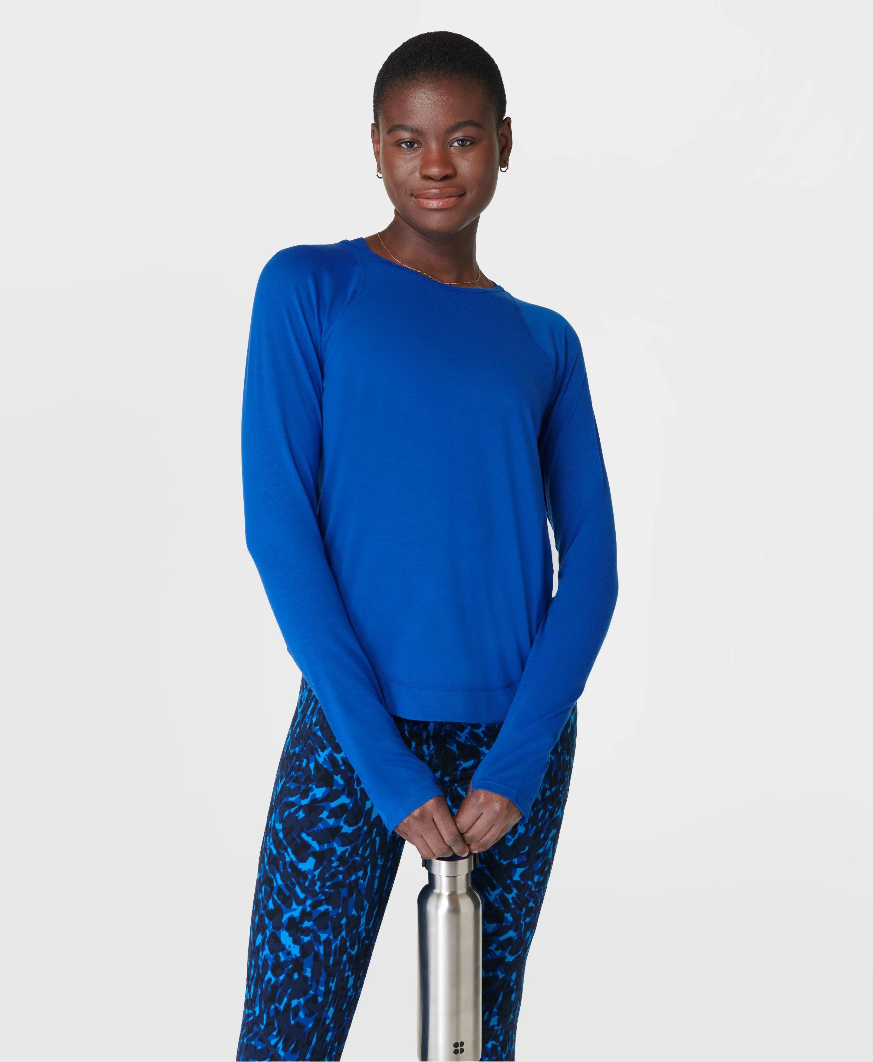 Breathe Easy Long Sleeve Top Sb9122 Lightning-Blue