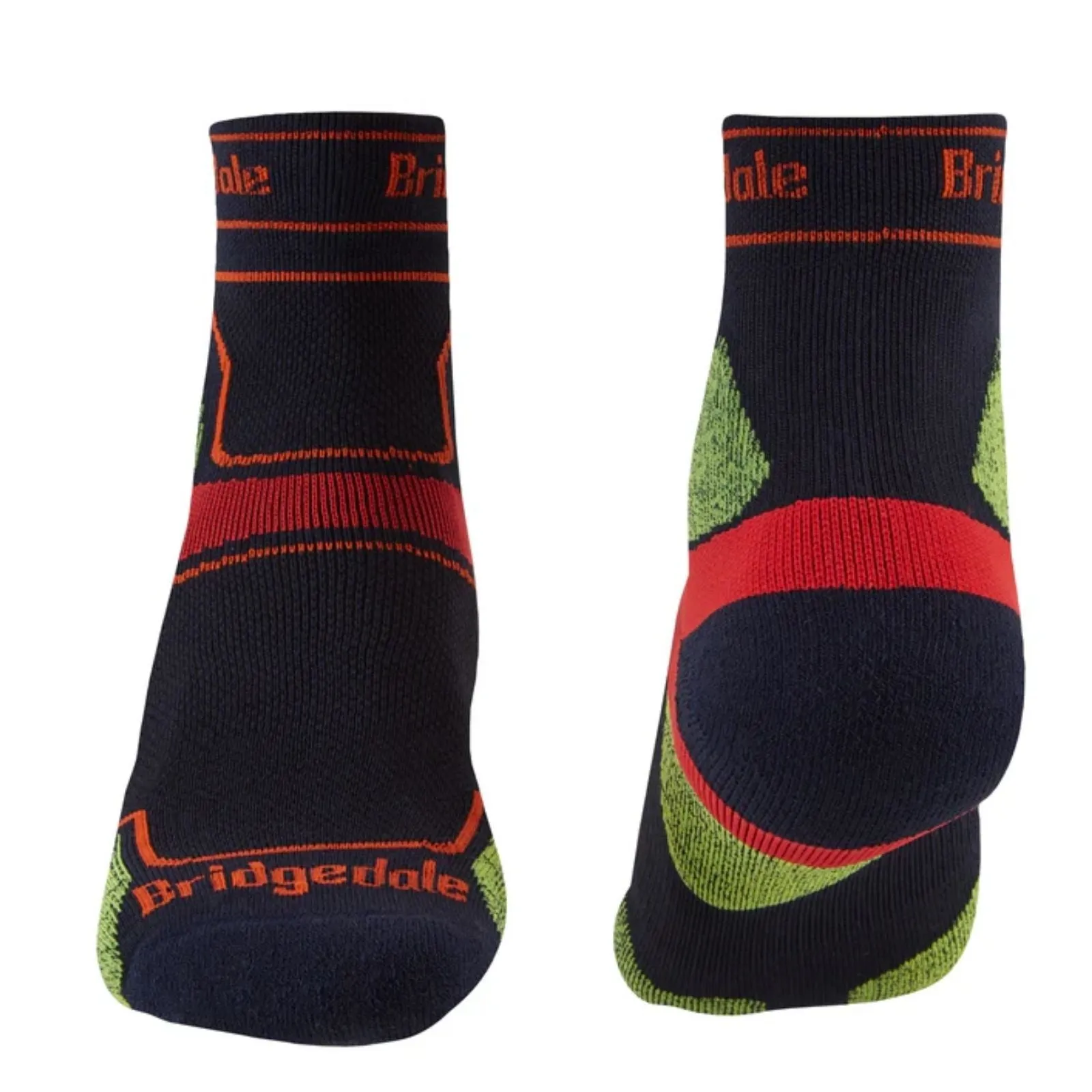 Bridgedale Mens Trail Run Ultralight T2 Coolmax Sport 3/4 Crew Socks