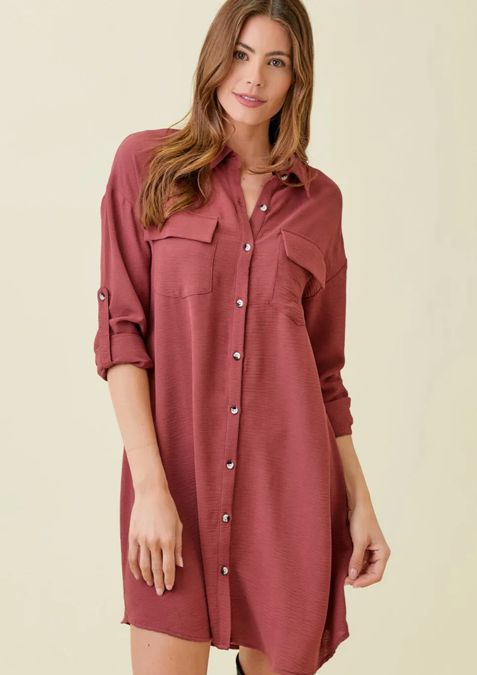 Button Down Shirt Dress