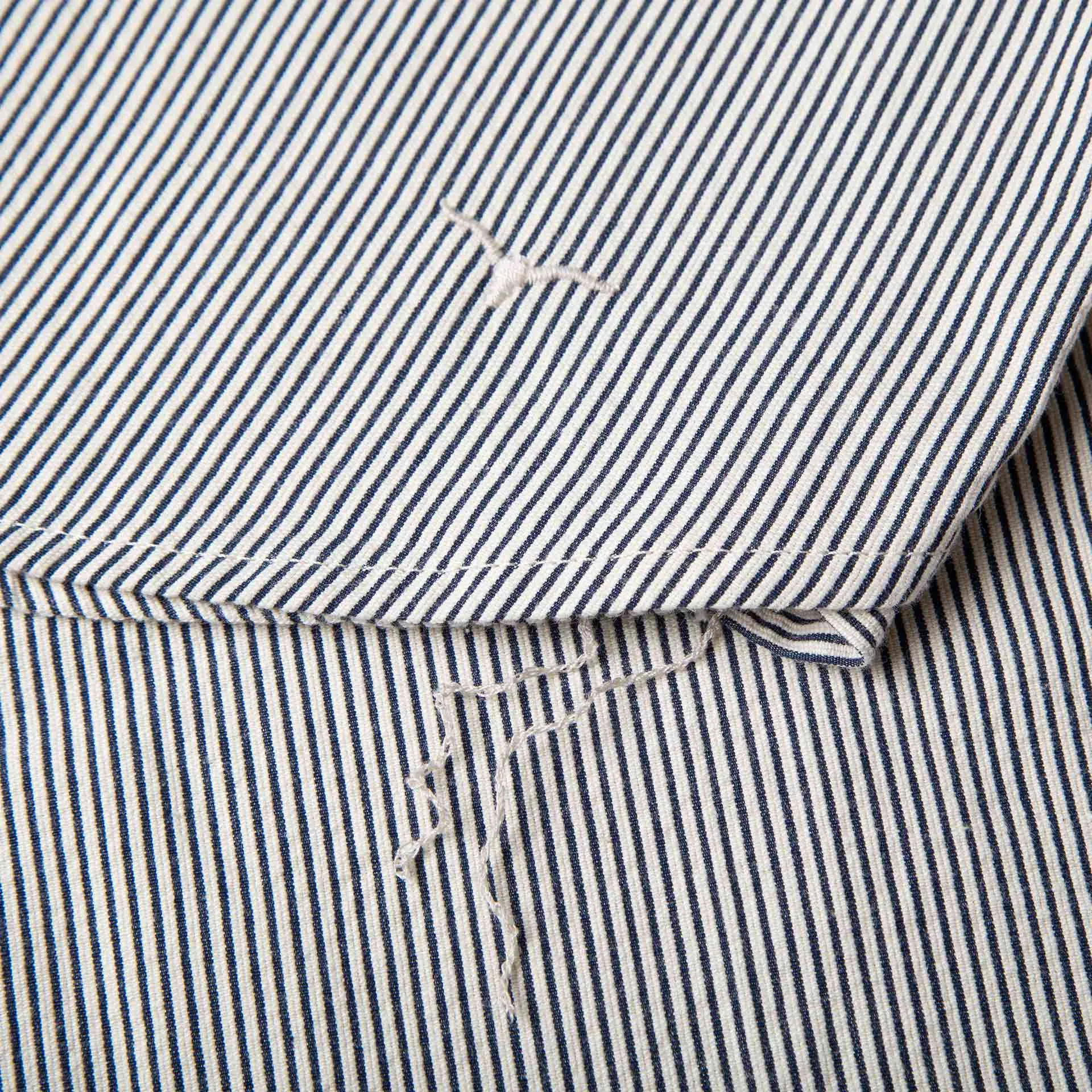 BWS-01 WORK SHIRT 6.5 oz. blue & white cord stripe [C/O]