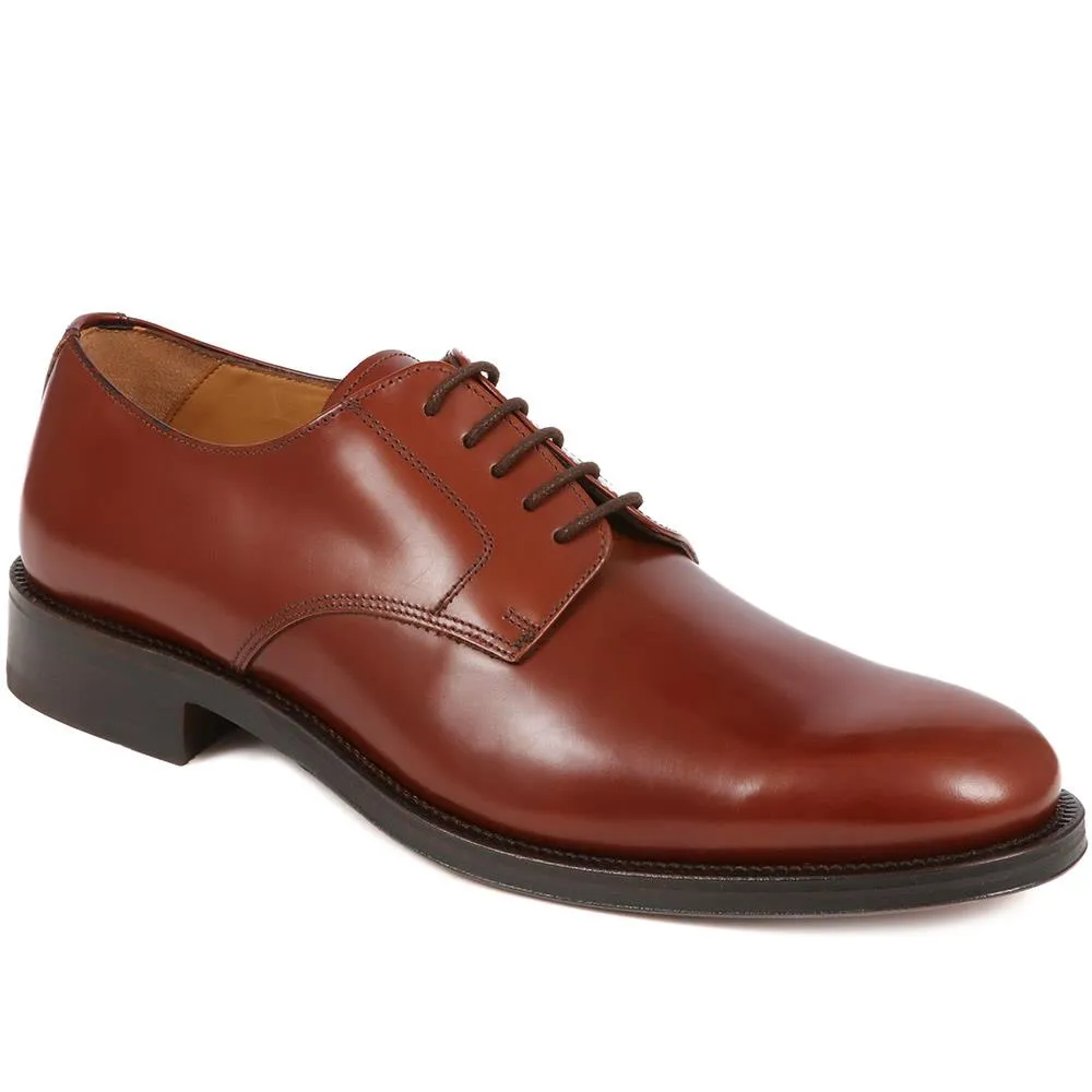 Cambridge Leather Polished Derby Shoes - CAMBRIDGE2 / 323 783