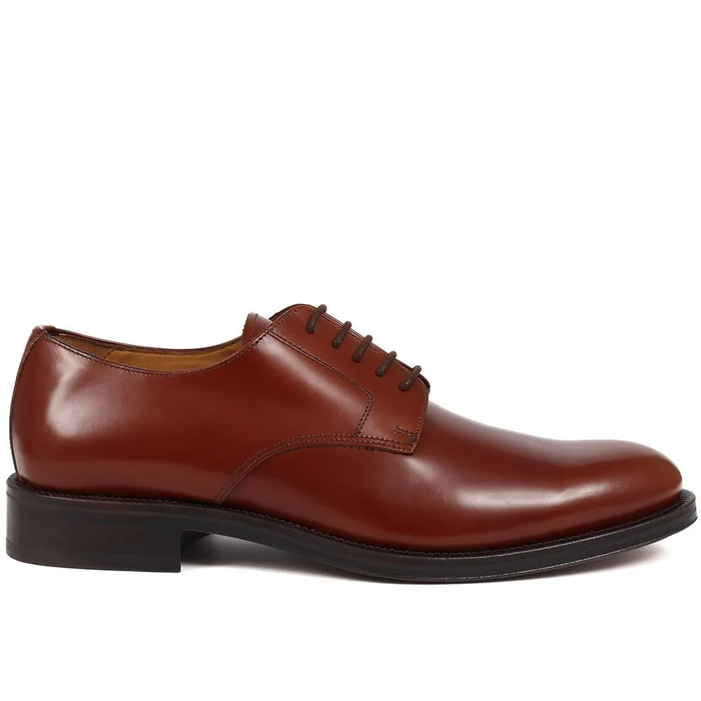 Cambridge Leather Polished Derby Shoes - CAMBRIDGE2 / 323 783