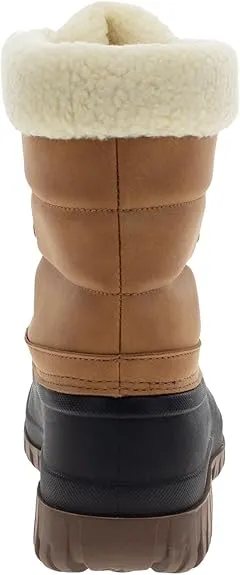 Chooka Women's Warm Insulated Plush Lined Waterproof Mid Calf Winter Snow Boots Tan