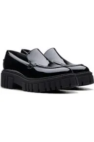 Clark Page Loafer black patent