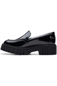 Clark Page Loafer black patent