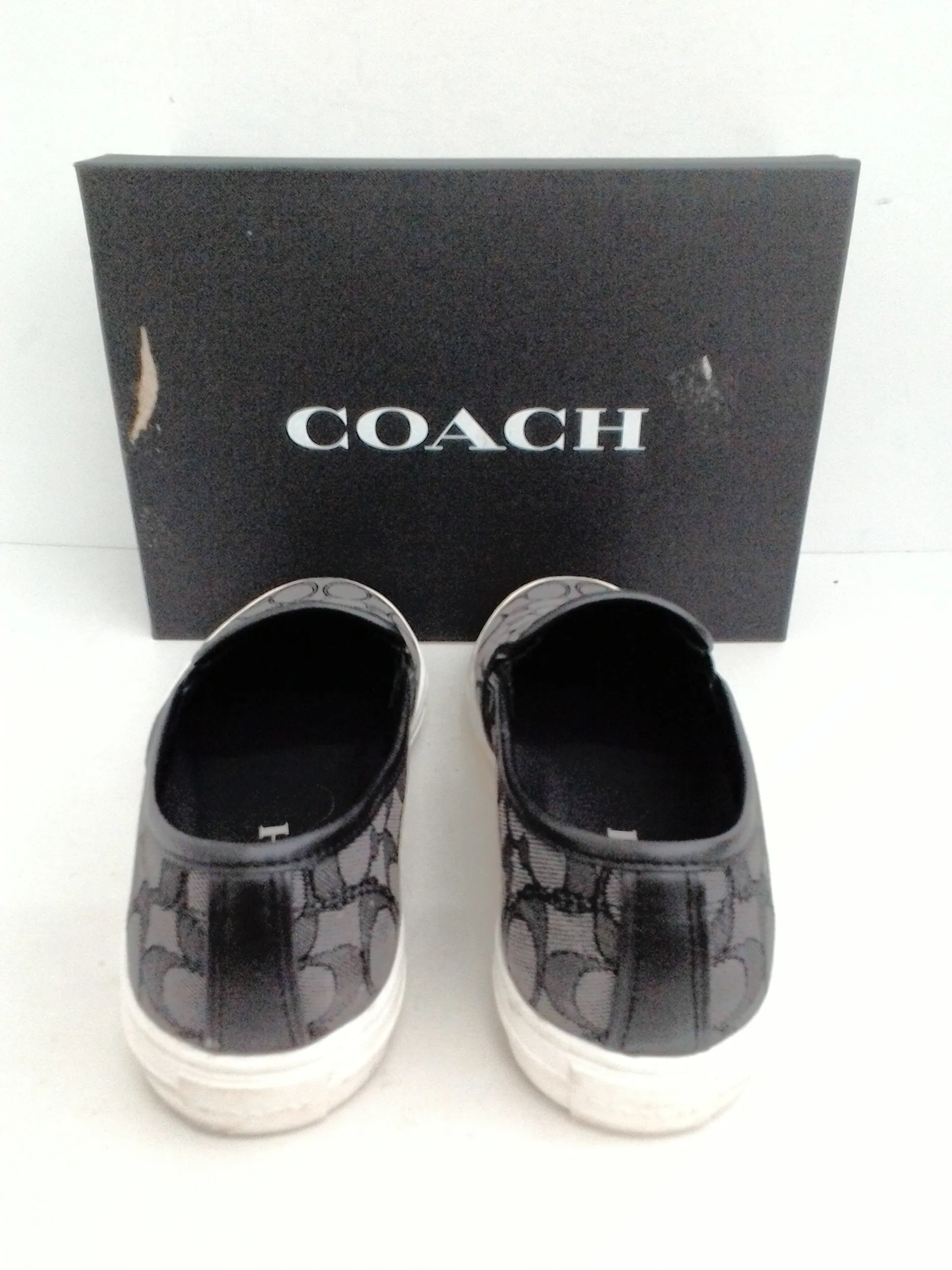 Coach Women's Smoke Black Sneakers Size 11 B