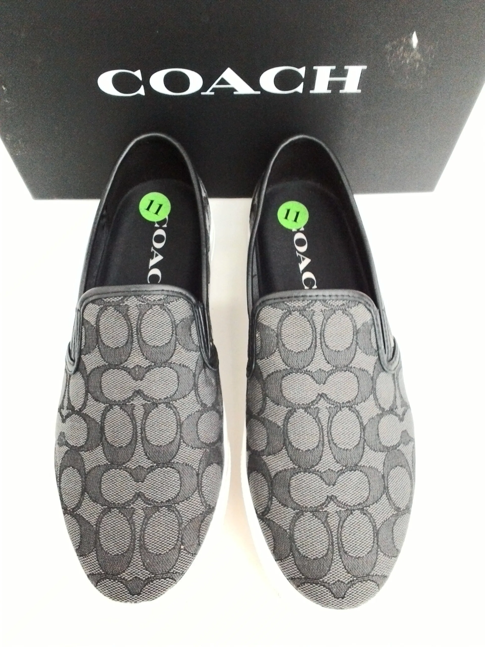 Coach Women's Smoke Black Sneakers Size 11 B