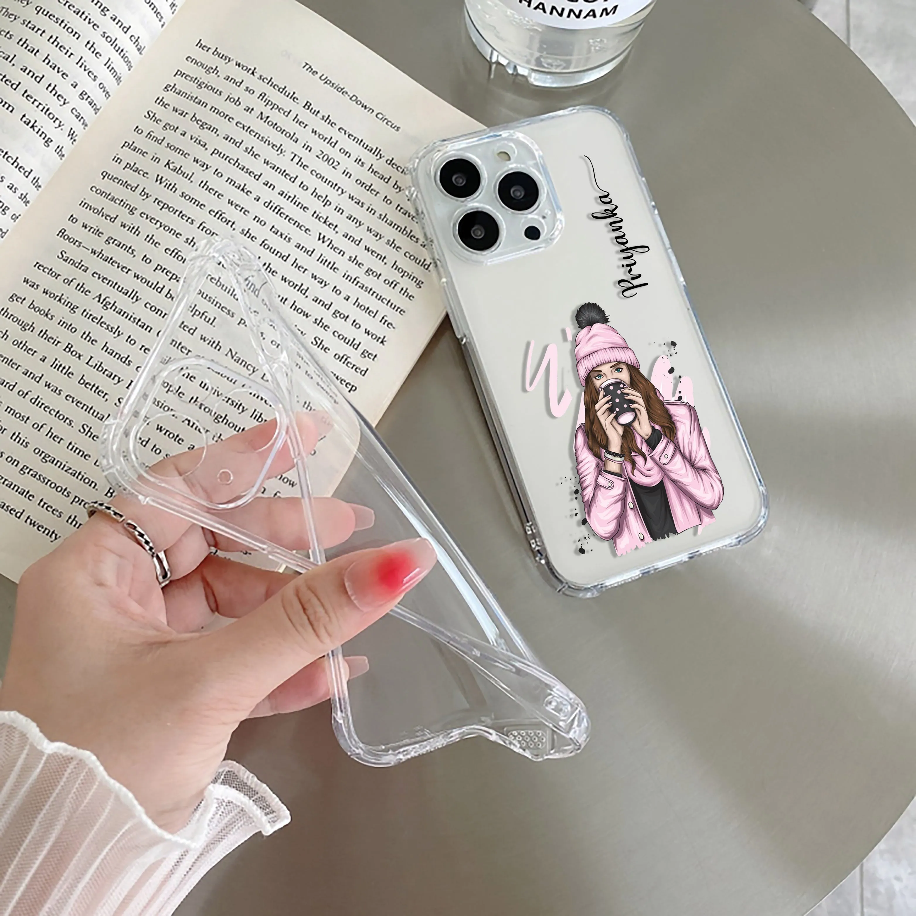 Coffee Time Customize Transparent Silicon Case For OnePlus