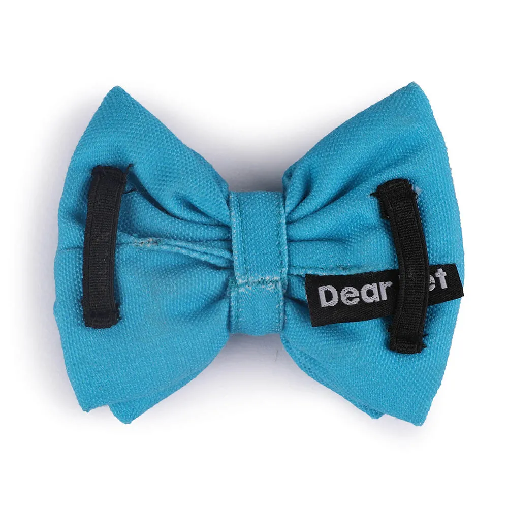 Dear Pet Classic Sky Blue Cat Bow (Detachable)