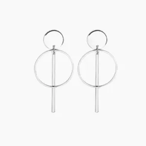 Double Hoop Dangle Earrings