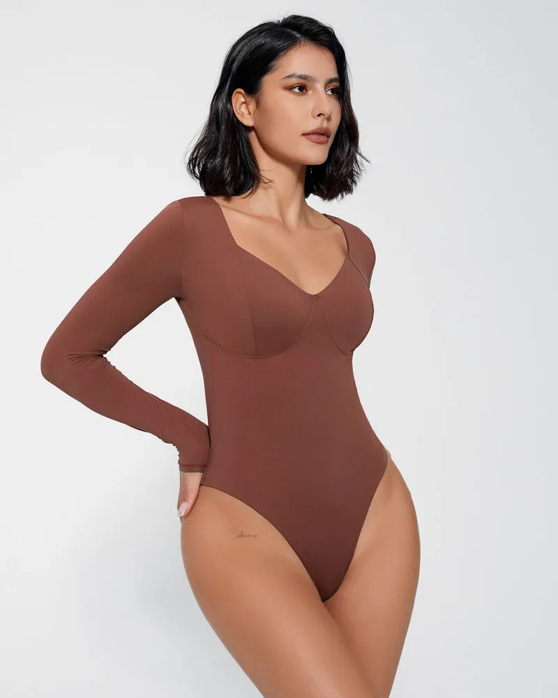 Double Lined Bodysuit Tummy Control Shapewear