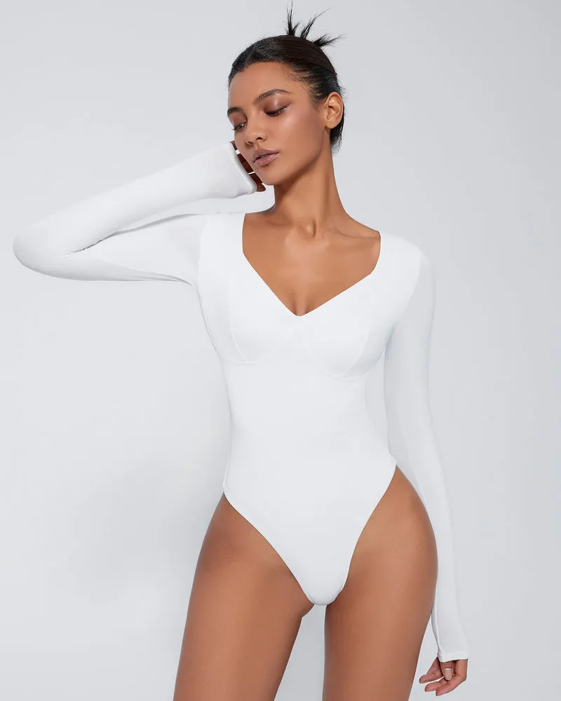 Double Lined Bodysuit Tummy Control Shapewear