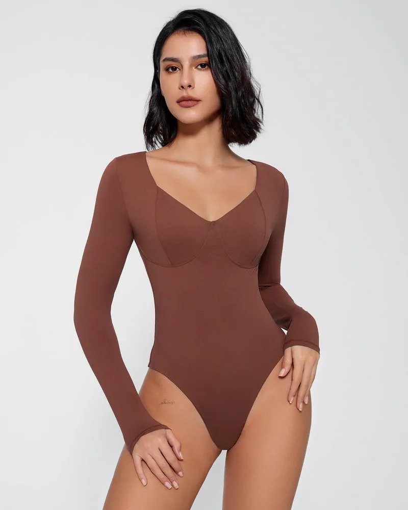 Double Lined Bodysuit Tummy Control Shapewear