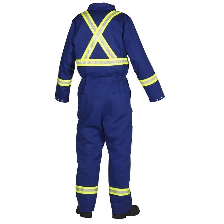 Forcefield FR Treated 100% Cotton Royal Coverall with Reflective Tape 024-FRCBU-