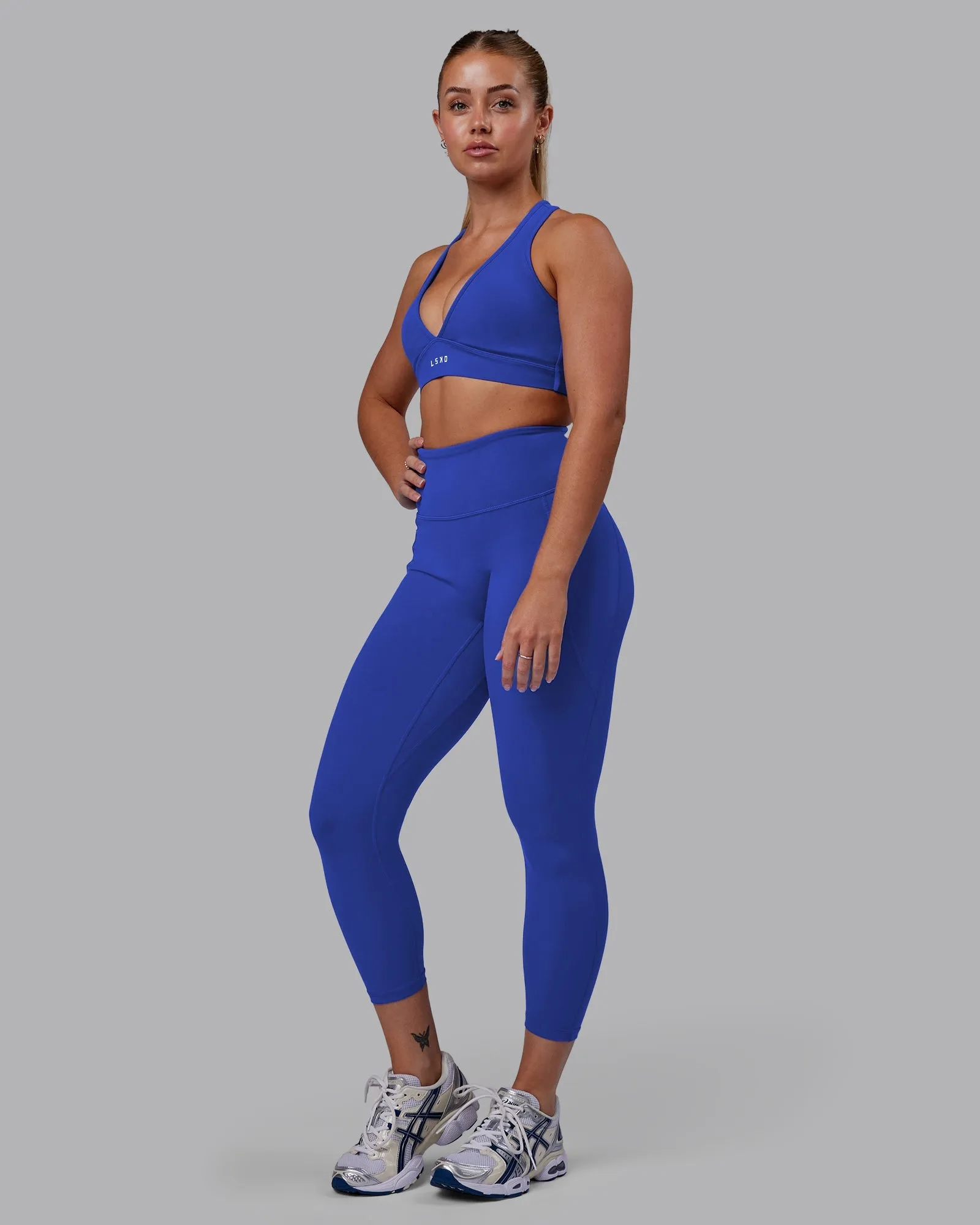 Fusion 7/8 Length Leggings - Power Cobalt