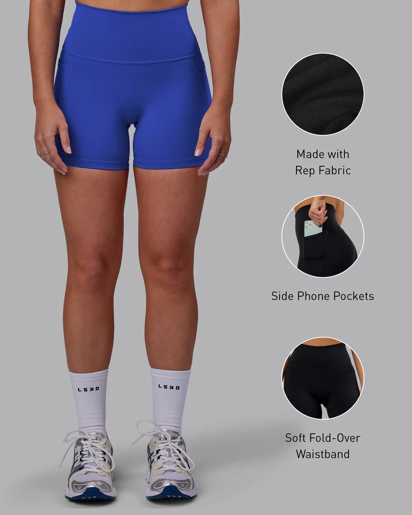 Fusion X-Length Shorts - Power Cobalt