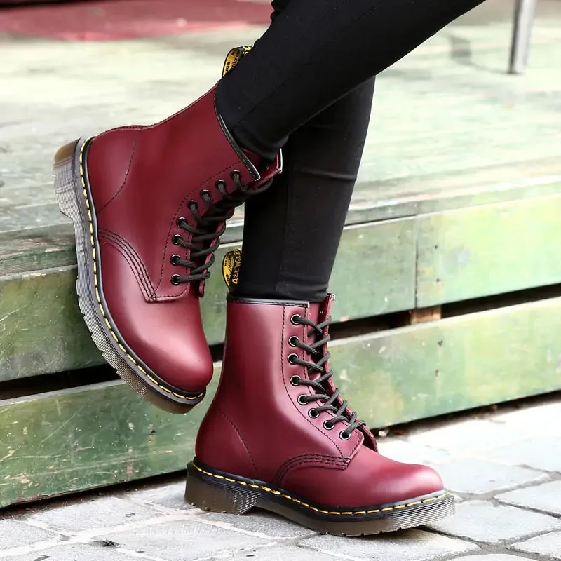 Grunge Leather Boots