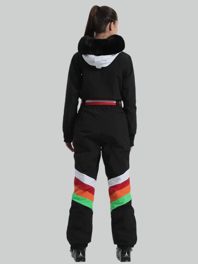 Gsou Snow Luxury Color Block Ski Jumpsuit - Women's