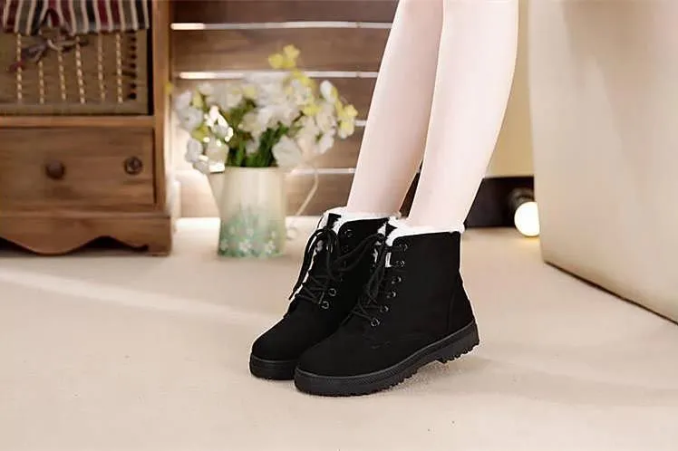 HanaChoice Snow Boots 2023 Warm Fur Plush Insole