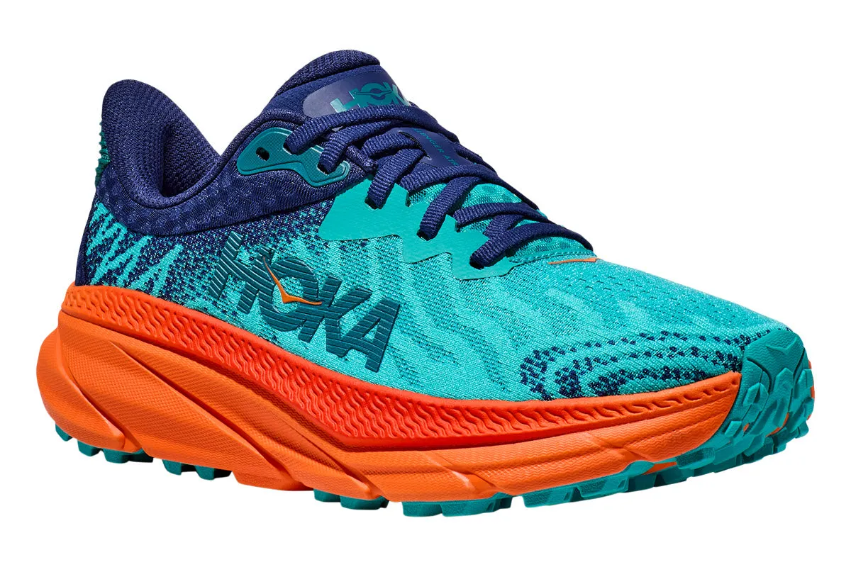 Hoka Challenger ATR 7 2E Ceramic/Vibrant Orange Mens