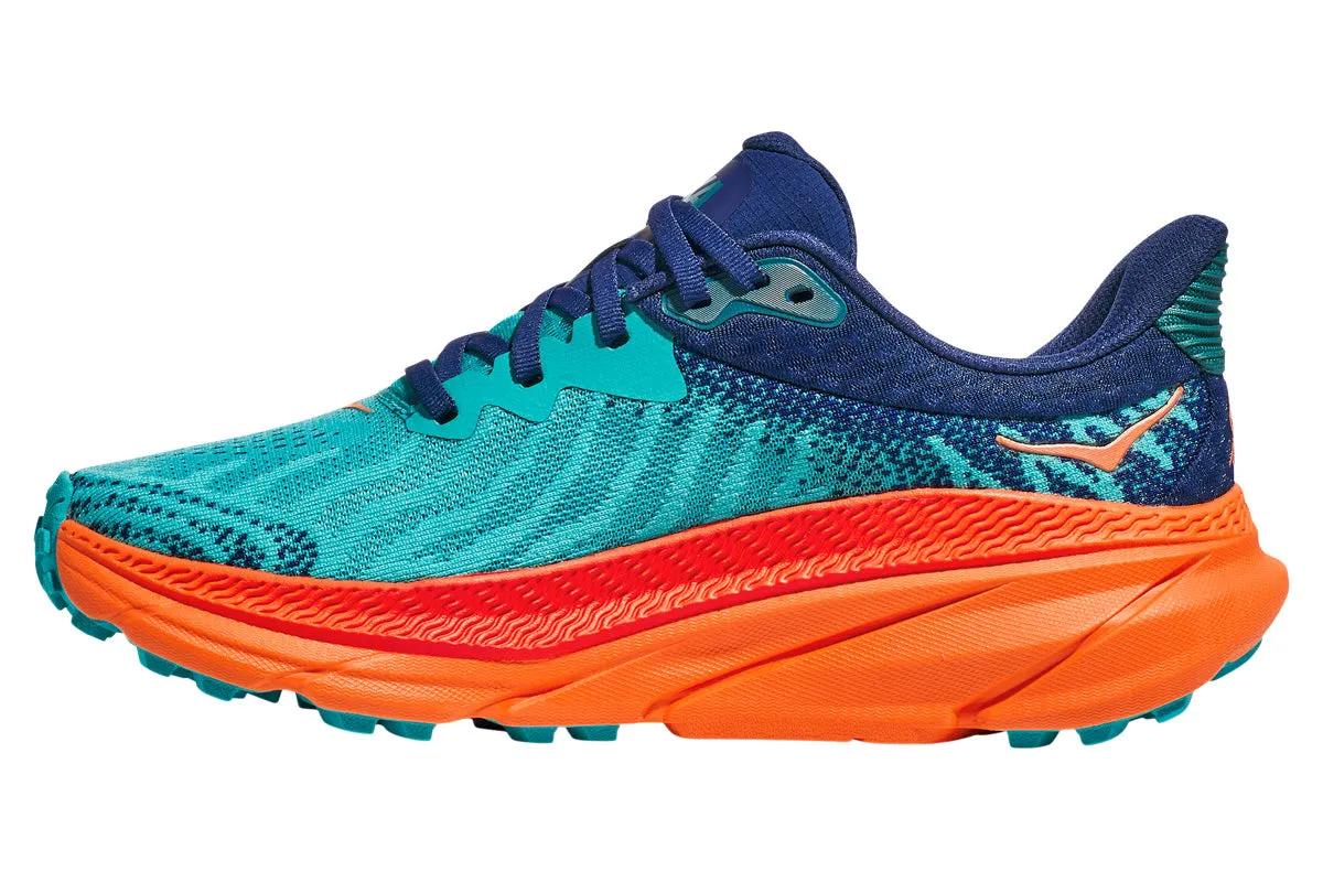 Hoka Challenger ATR 7 2E Ceramic/Vibrant Orange Mens