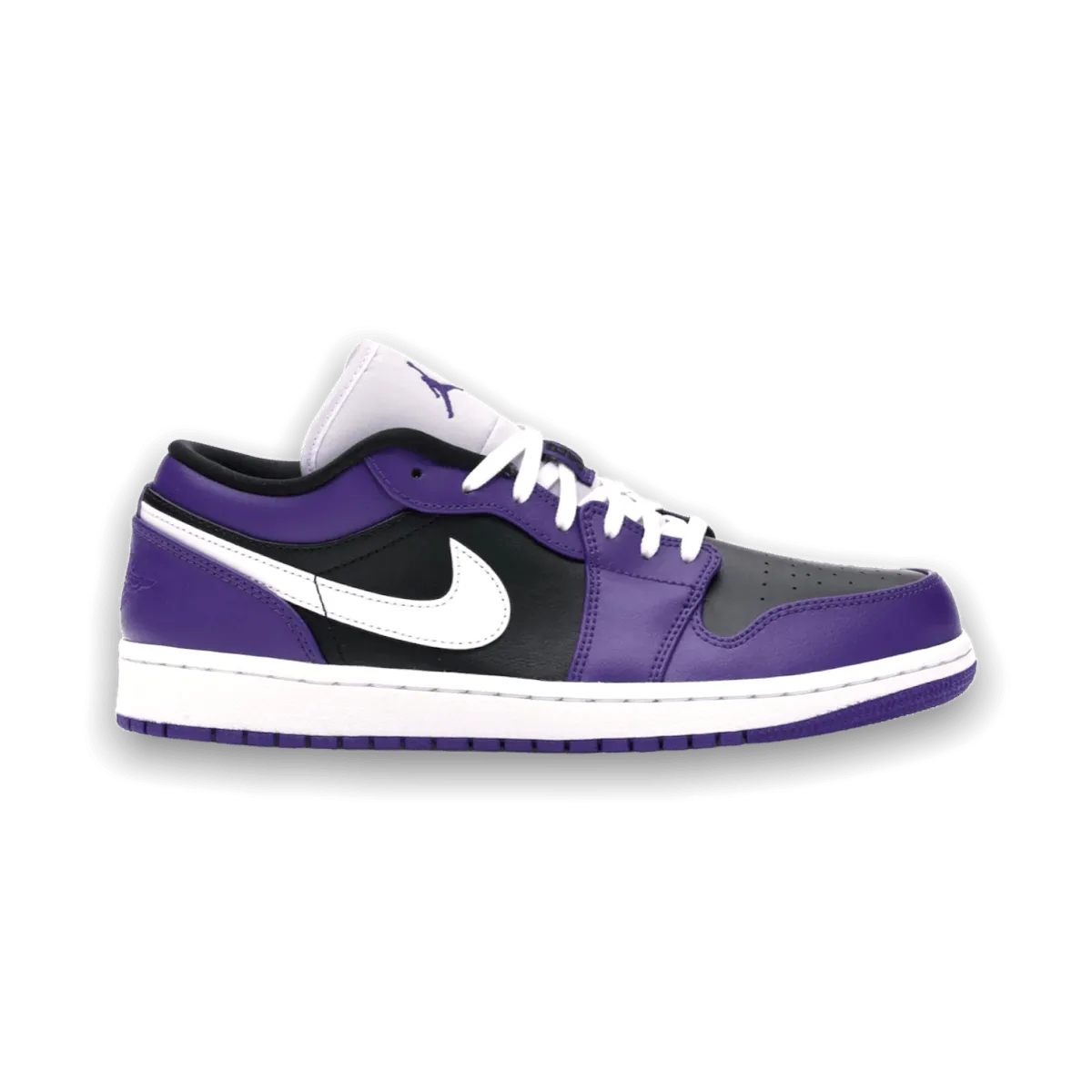 Jordan 1 Low Court Purple Black - Rep Box