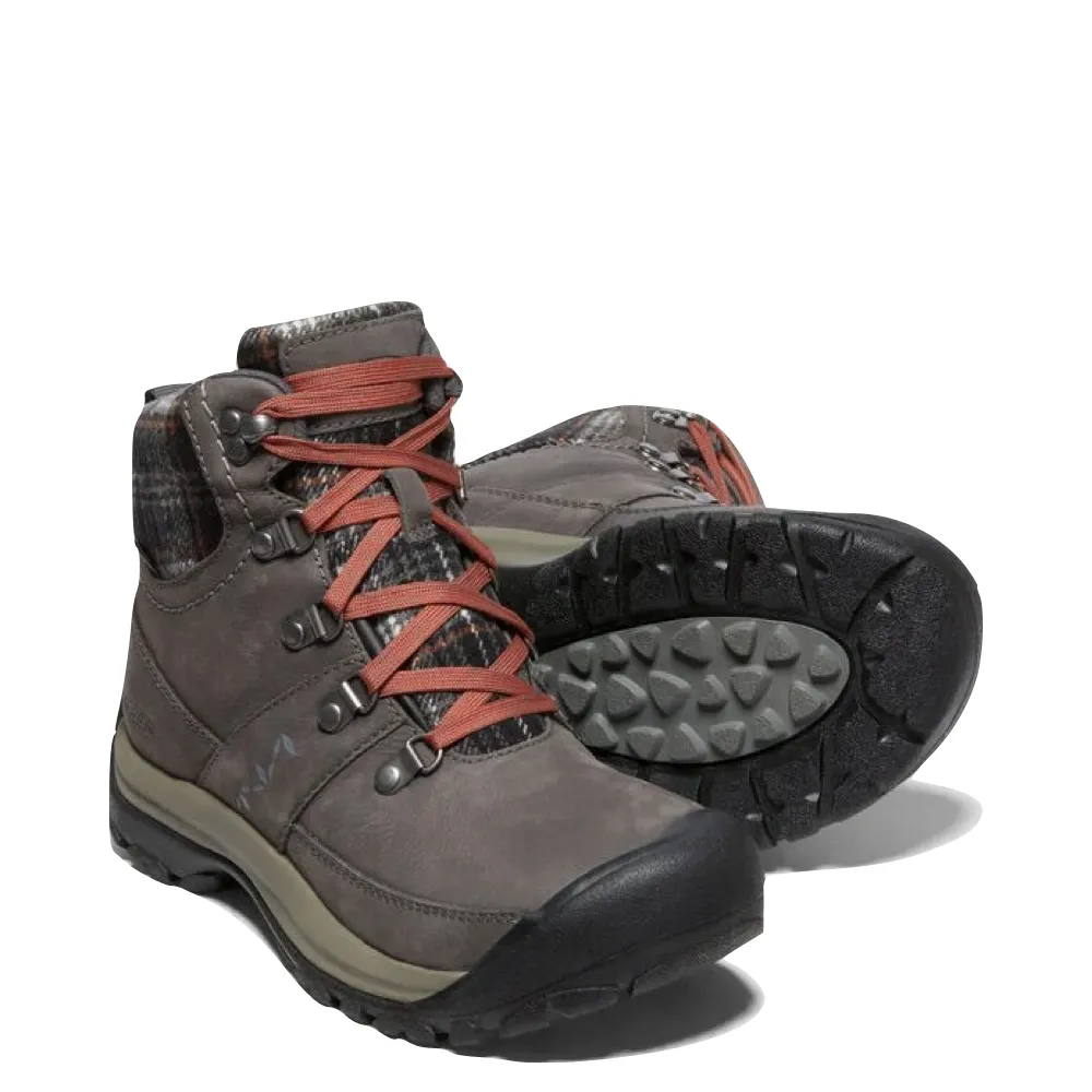 KEEN Women's Kaci III Winter Waterproof Boot in Magnet Grey