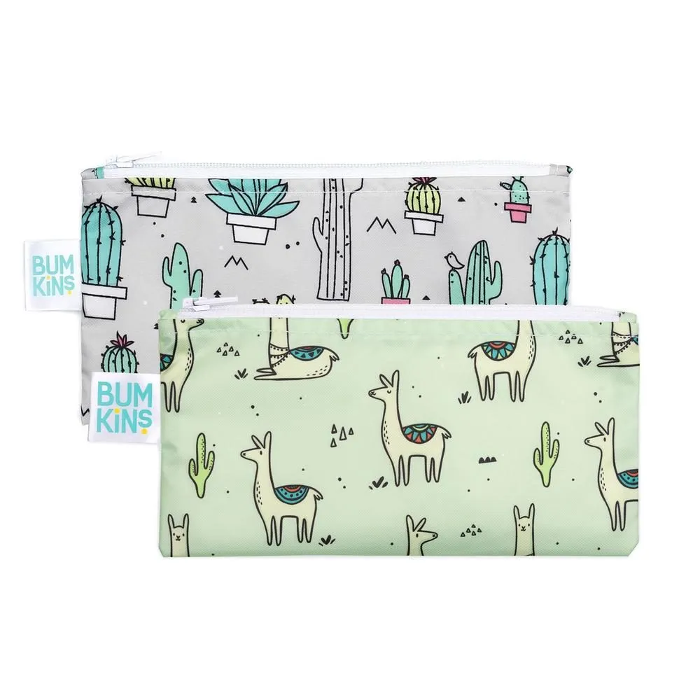 llama | small reusable snack bags