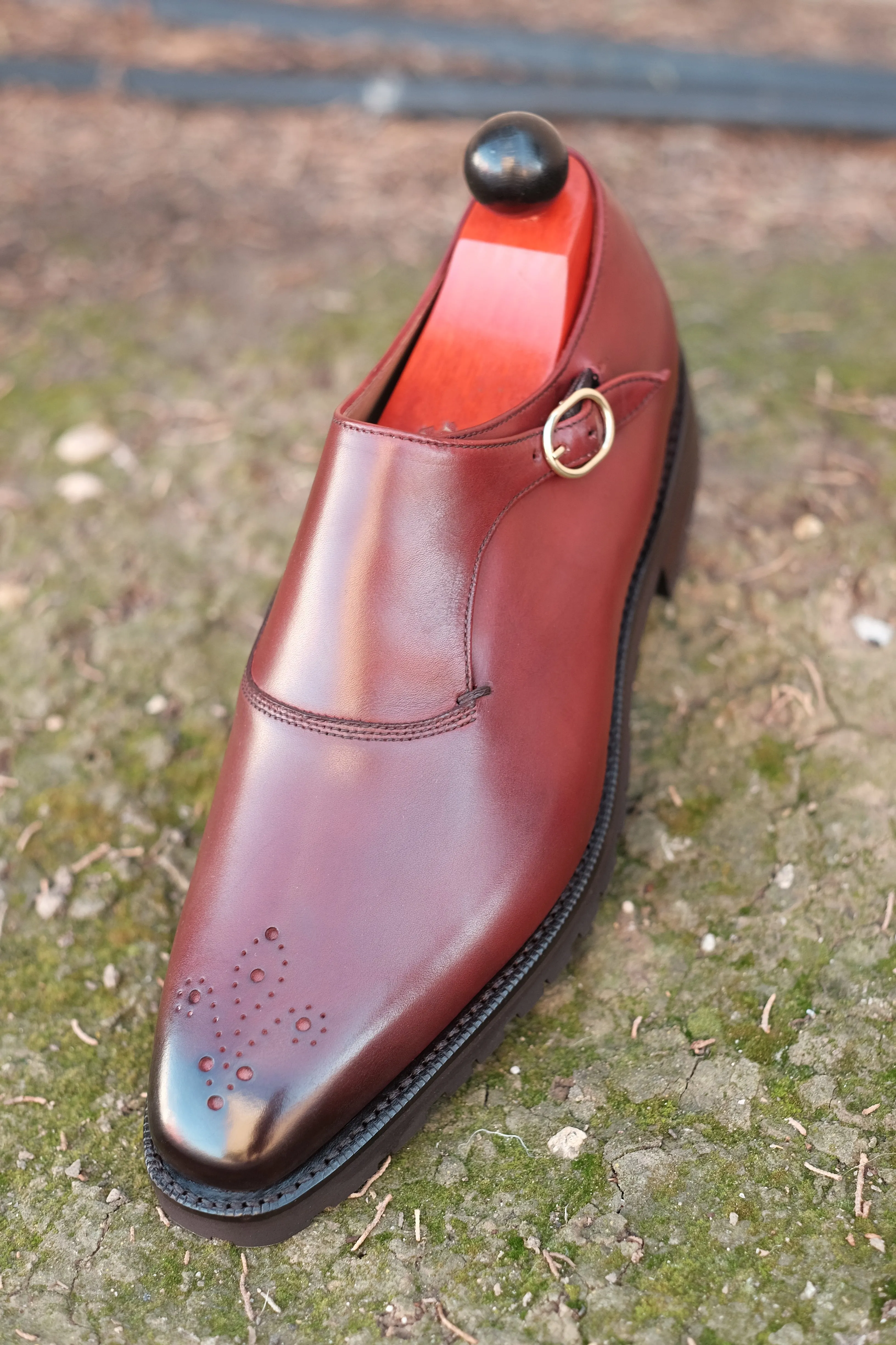 Martel - MTO - Burgundy Calf - LPB Last - Commando Sole