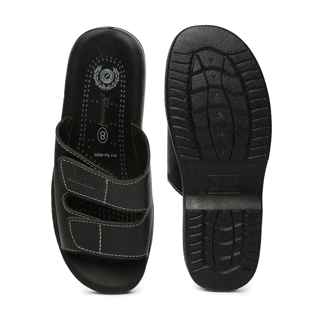 Men's Black Vertex Flip-Flops